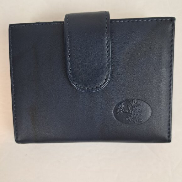 Buxton Heiress Double Cardex Bifold Wallet Navy Blue - Picture 1 of 15